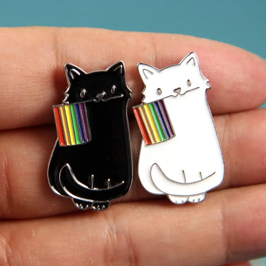 Enamel Pins - Pride Cat