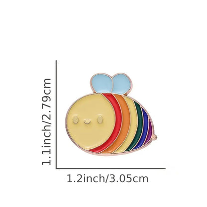 Enamel Pins - Pride Bee