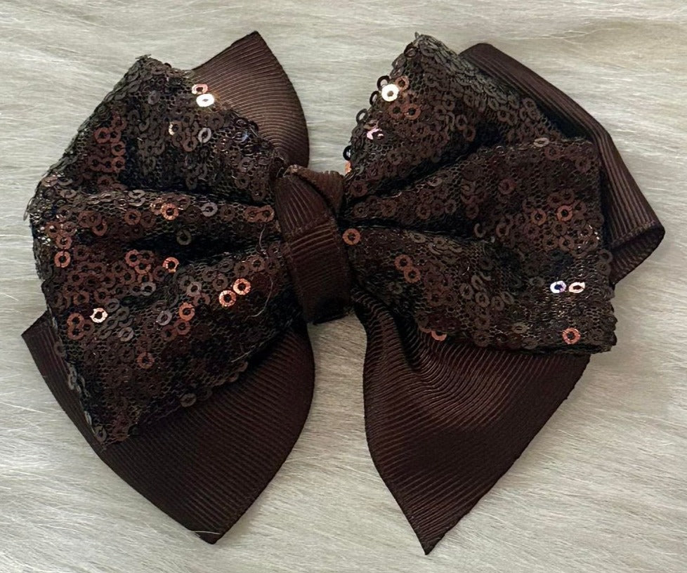 Large Sequin Bows - Solid