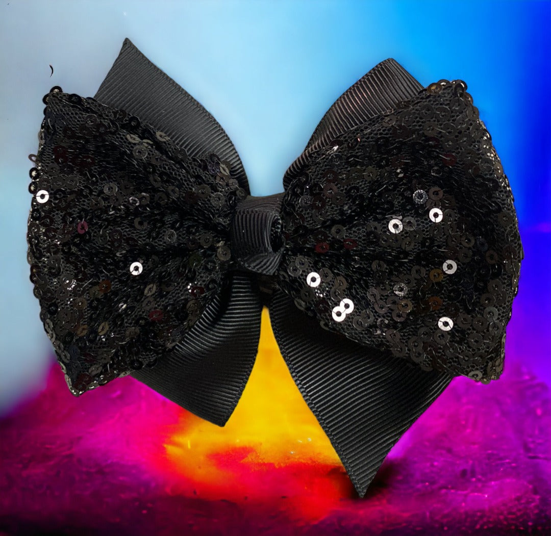 Large Sequin Bows - Solid