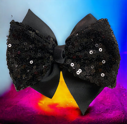 Large Sequin Bows - Solid