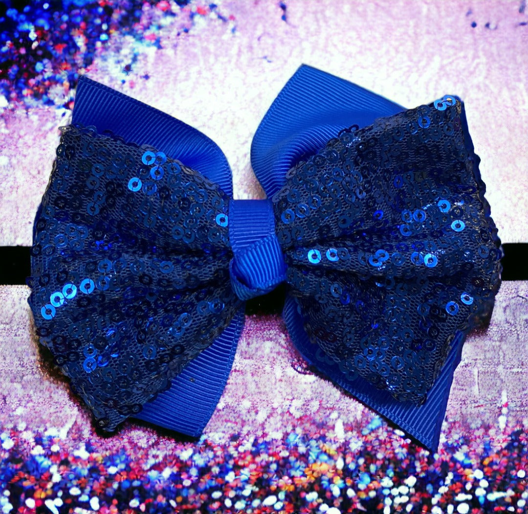 Large Sequin Bows - Solid