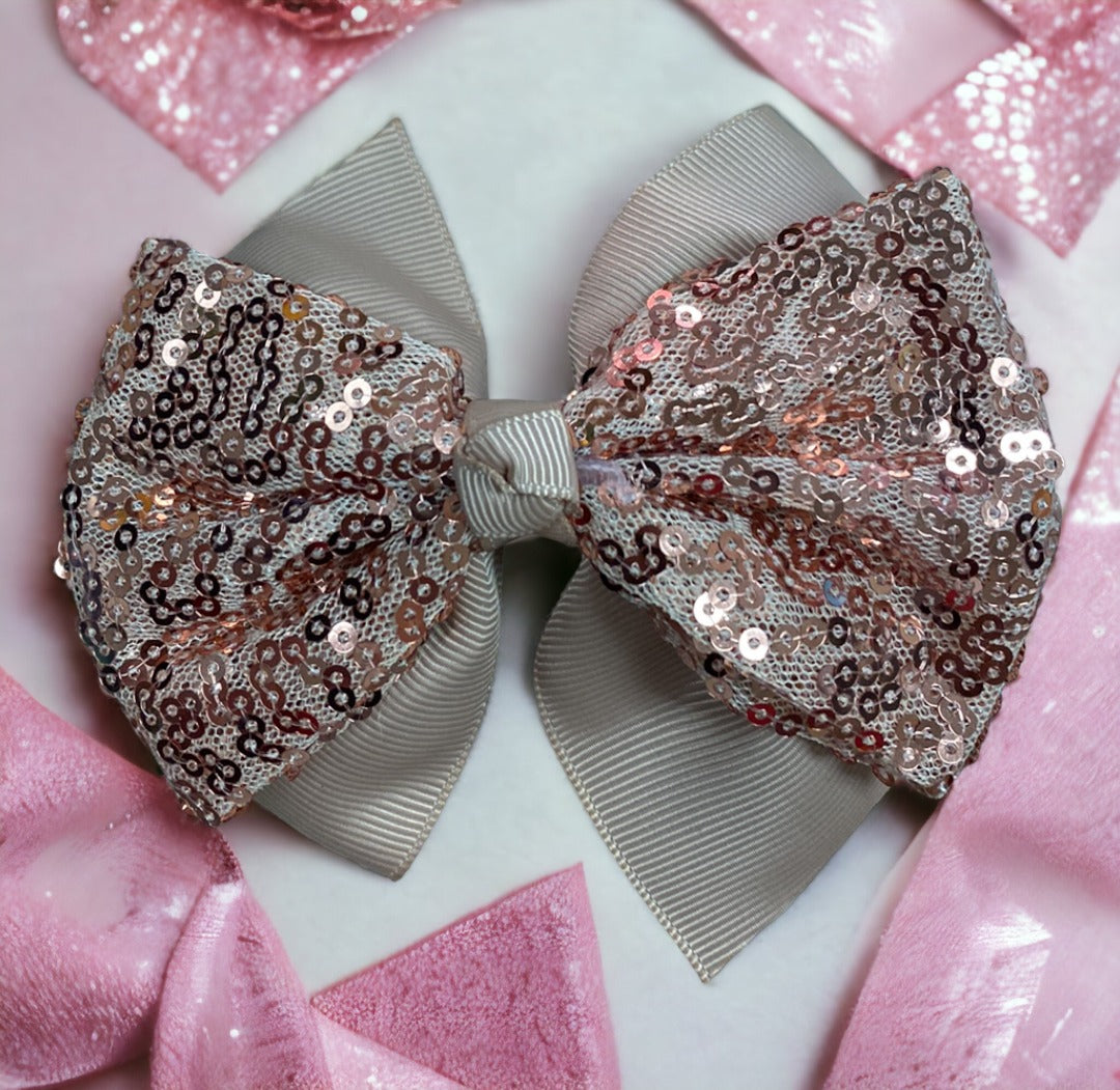 Large Sequin Bows - Solid