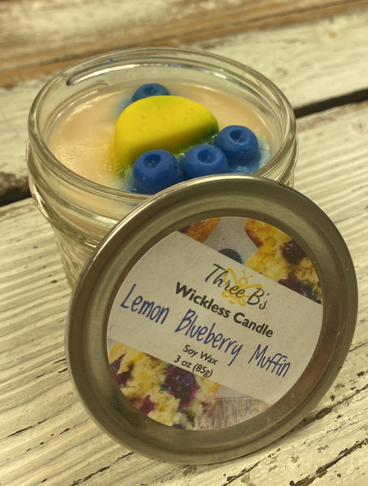 Wickless Candle - Lemon Blueberry Muffin