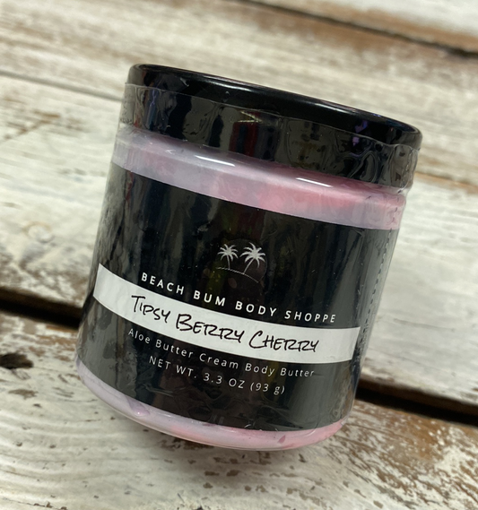 Aloe Butter Cream Body Butter - Tipsy Berry Cherry