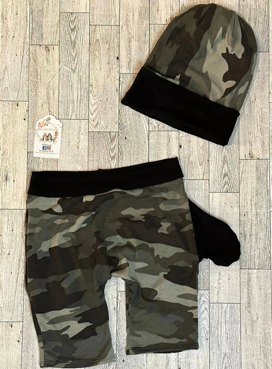 Skater Boy Set - Camo - 7/8