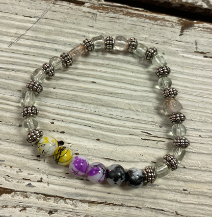 Pride Stretch Bracelet - Nonbinary