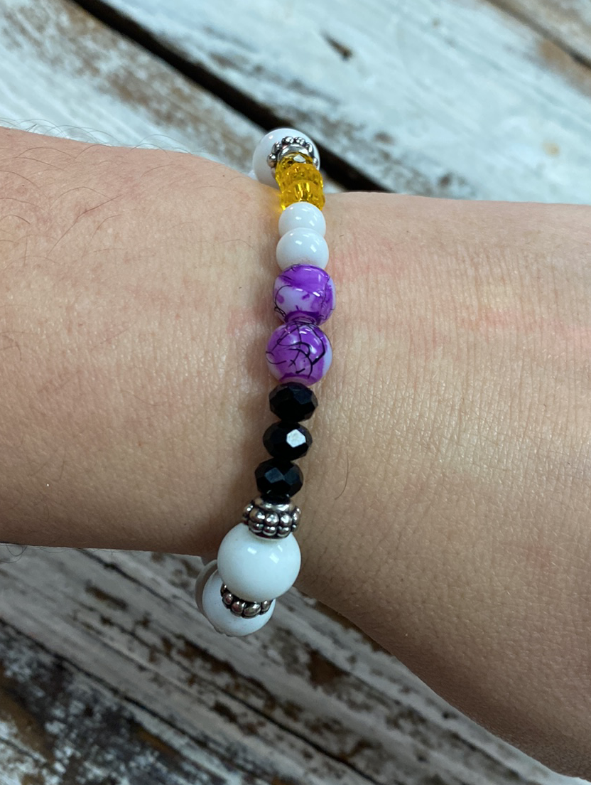 Pride Stretch Bracelet - Nonbinary