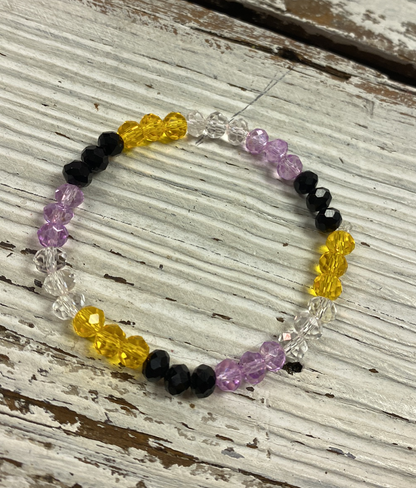 Pride Stretch Bracelet - Nonbinary