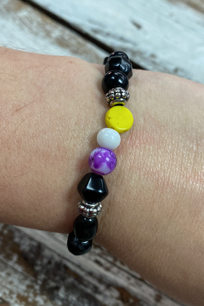 Pride Stretch Bracelet - Nonbinary