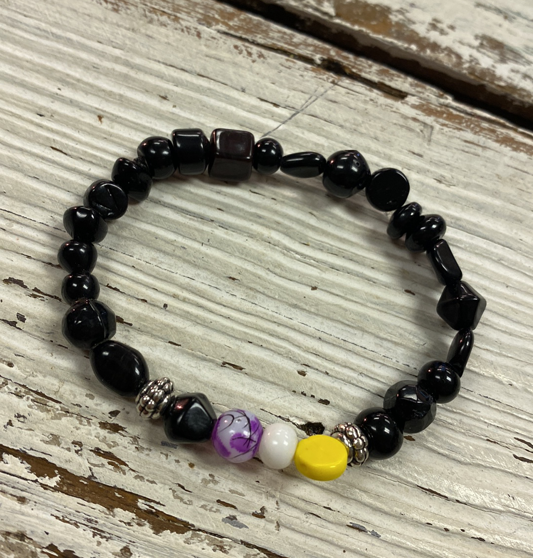 Pride Stretch Bracelet - Nonbinary