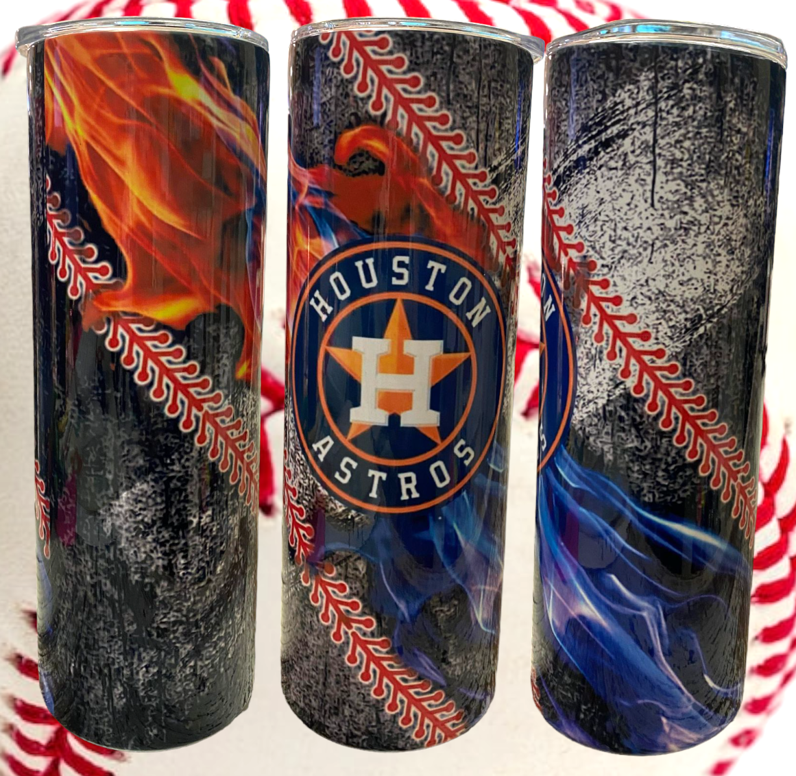 Astros Fire Tumbler