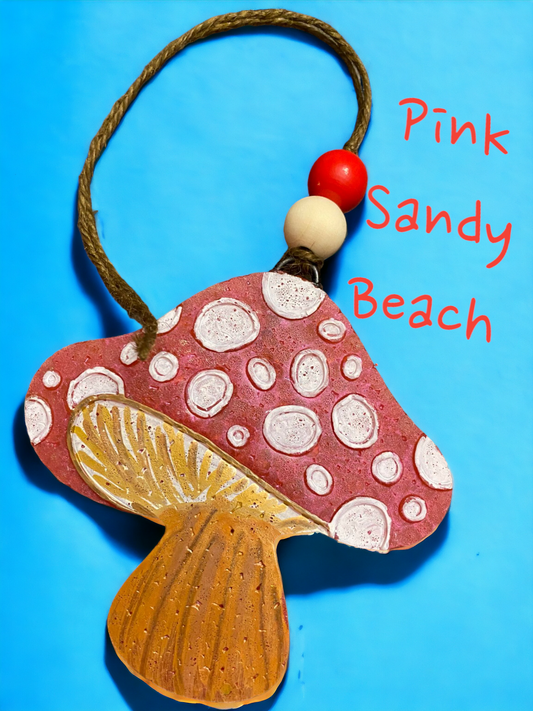 Car Freshie - Pink Sandy Beach