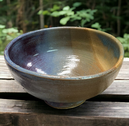 Multi Color Glaze Bowl