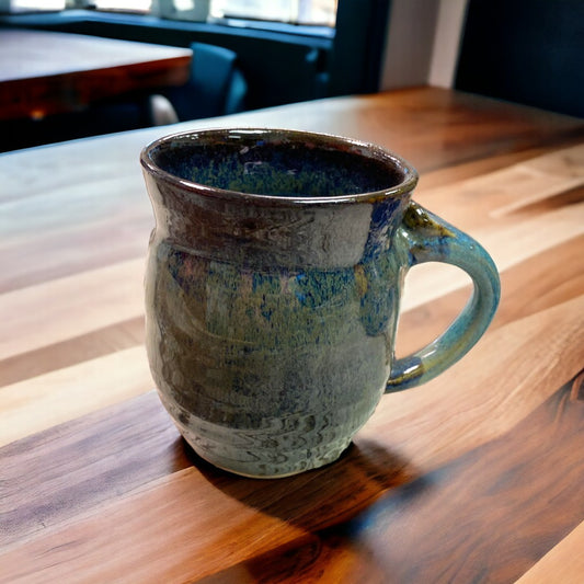 Multi Blue Coffee Cup