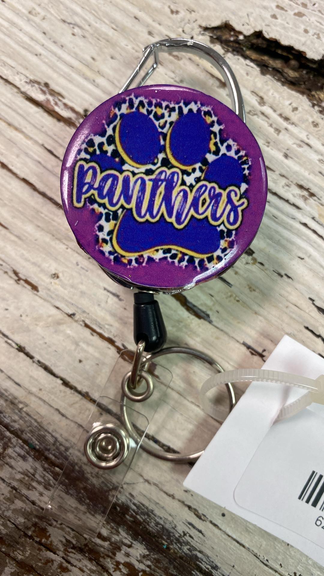 Badge Reel Keychain - Panthers