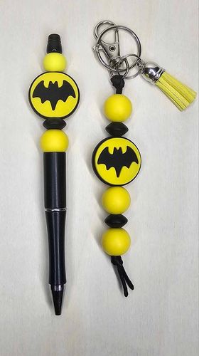 Pen & Keychain Set - Batman