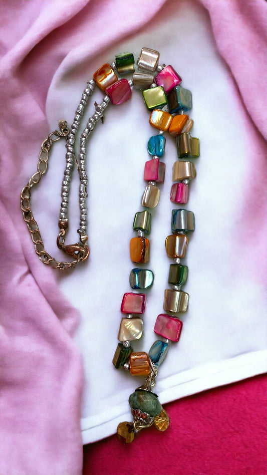 Necklace - Colorful Stones