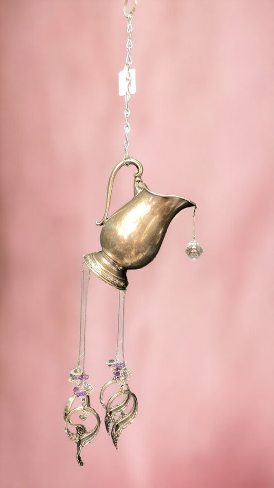 Wind Chime - Silver Pouring Pot