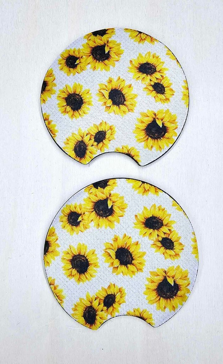 Car Coaster - Sunflower