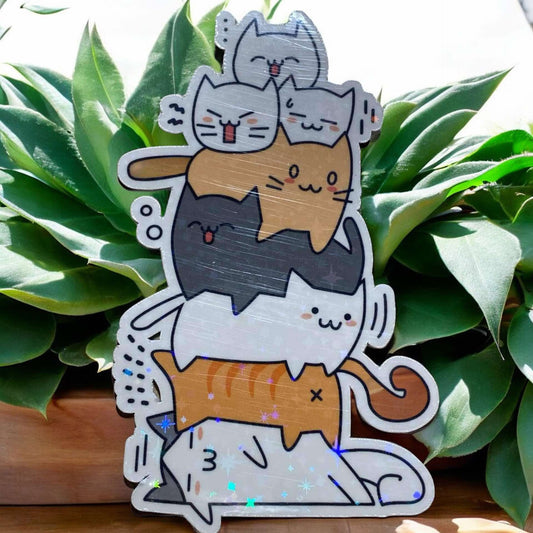 Sticker - Cat Stack