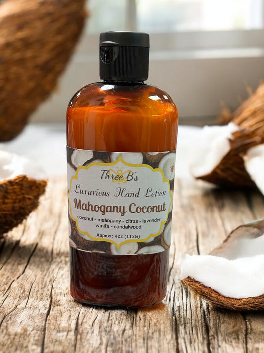 Luxurious Hand Lotion - Mahogany Coconut