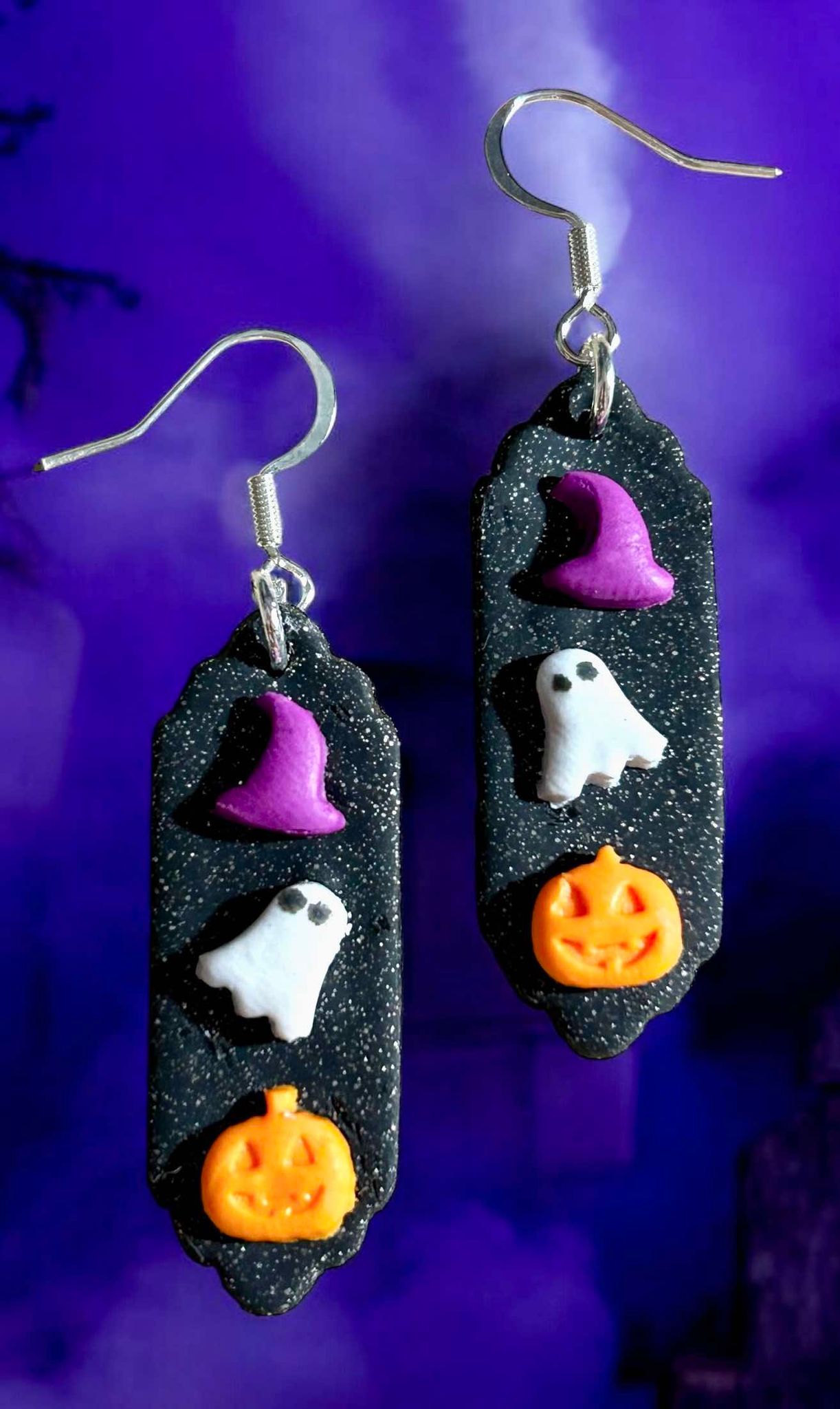 Clay Earring - Halloween Bar