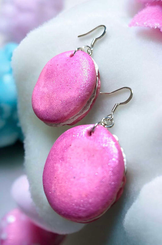 Clay Earring - Pink Macaroon