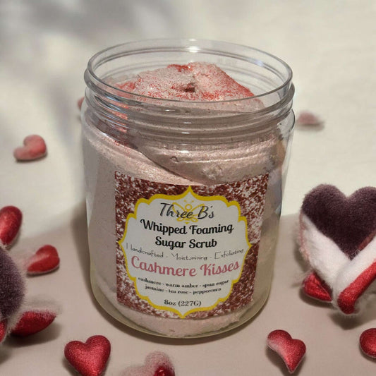 Whipped Foaming Sugar Scrub - Cashmere Kisses