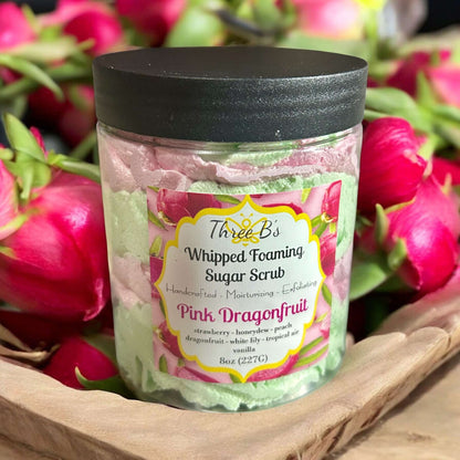 Whipped Foaming Sugar Scrub - Pink Dragonfruit