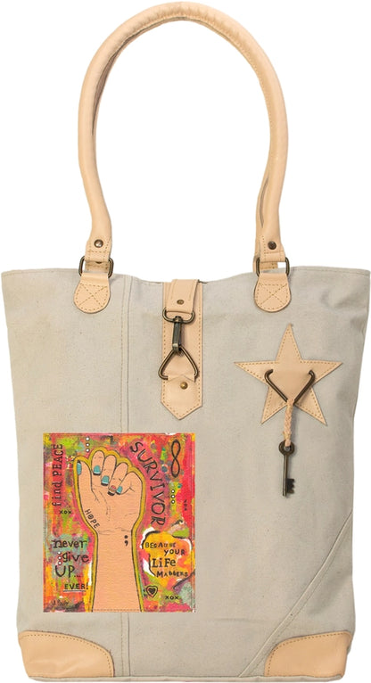 Recycled Tent Canvas Tote