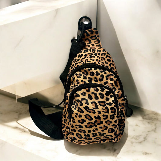 Purse - Cross body Leopard Print