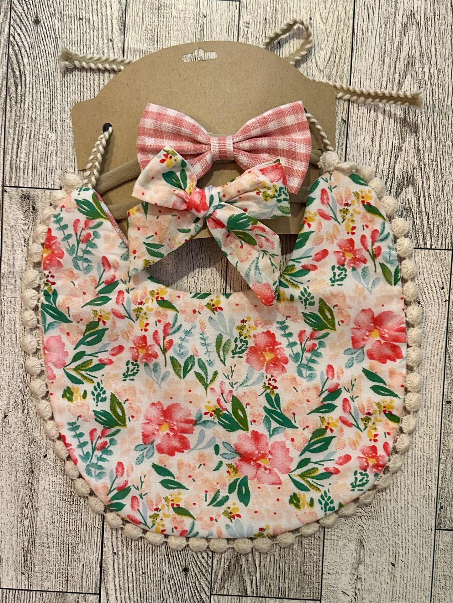 Double sided Bib with Matching Bows