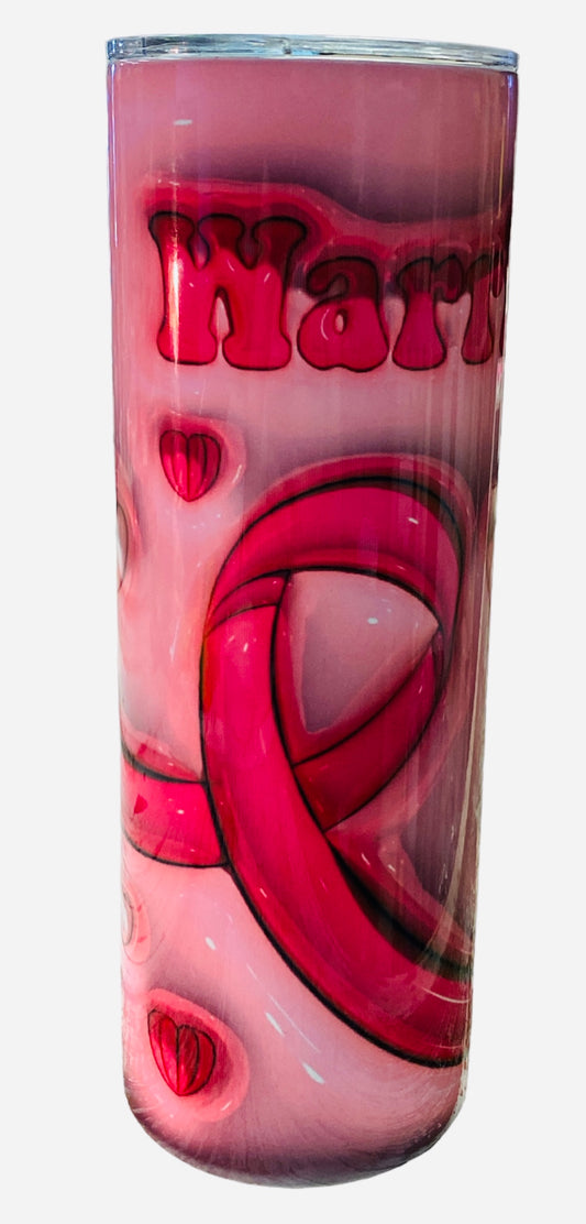 Warrior Breast Cancer Tumbler