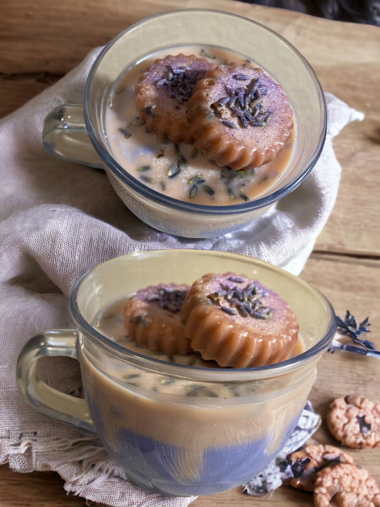 Wickless Candle - Lavender Almond Shortbread