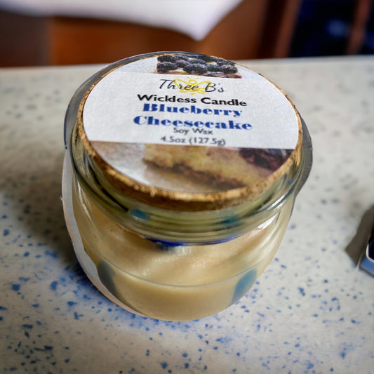 Wickless Candle - Blueberry Cheesecake